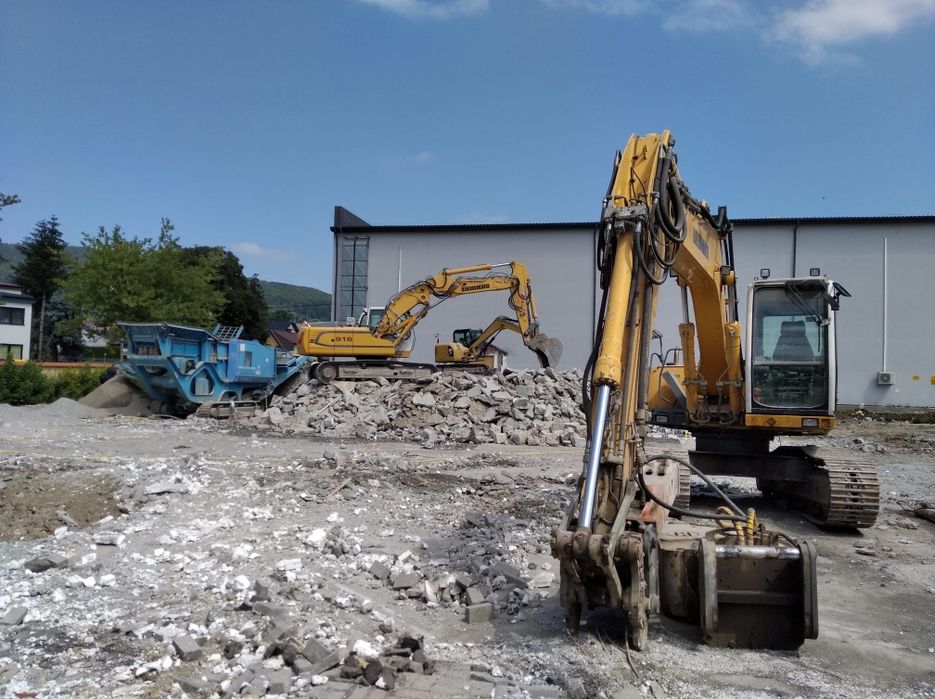 Wynajem Kruszarki, Przesiewacz, Rozbiórki, Wyburzenia,Gruz