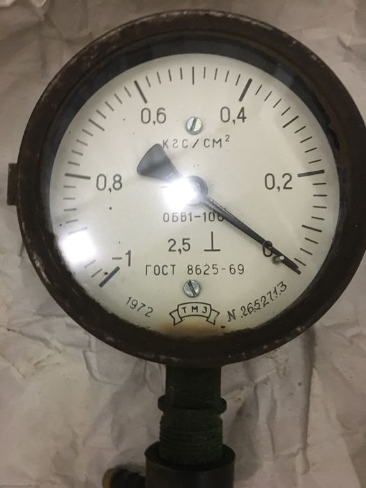 Монометры, вакуумметры