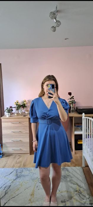 Sukienka z krótkim rękawem