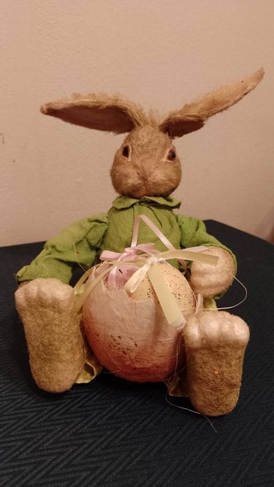 Zając Wielkanocny - dekoracja stroik pisanki
