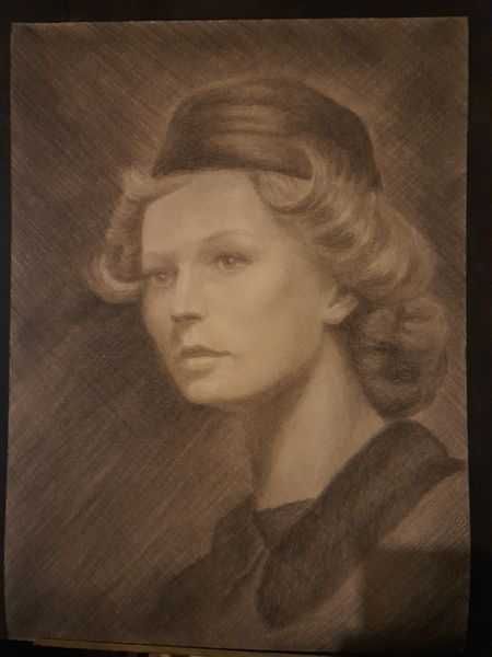 Retratos a lápis e carvão. Desenhos por encomenda. Feito à mão.