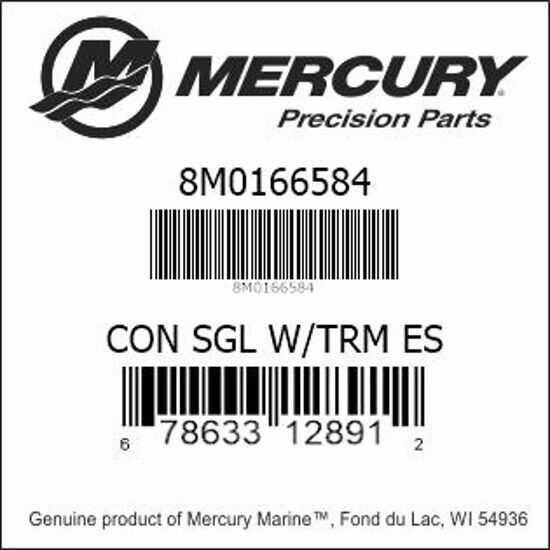 Manetka elektroniczna single Mercury Mercruiser DTS ERC