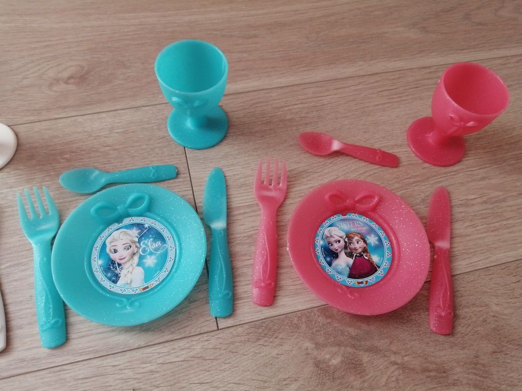 Zestaw naczyń dla dzieci zastawa frozen 21 szt.