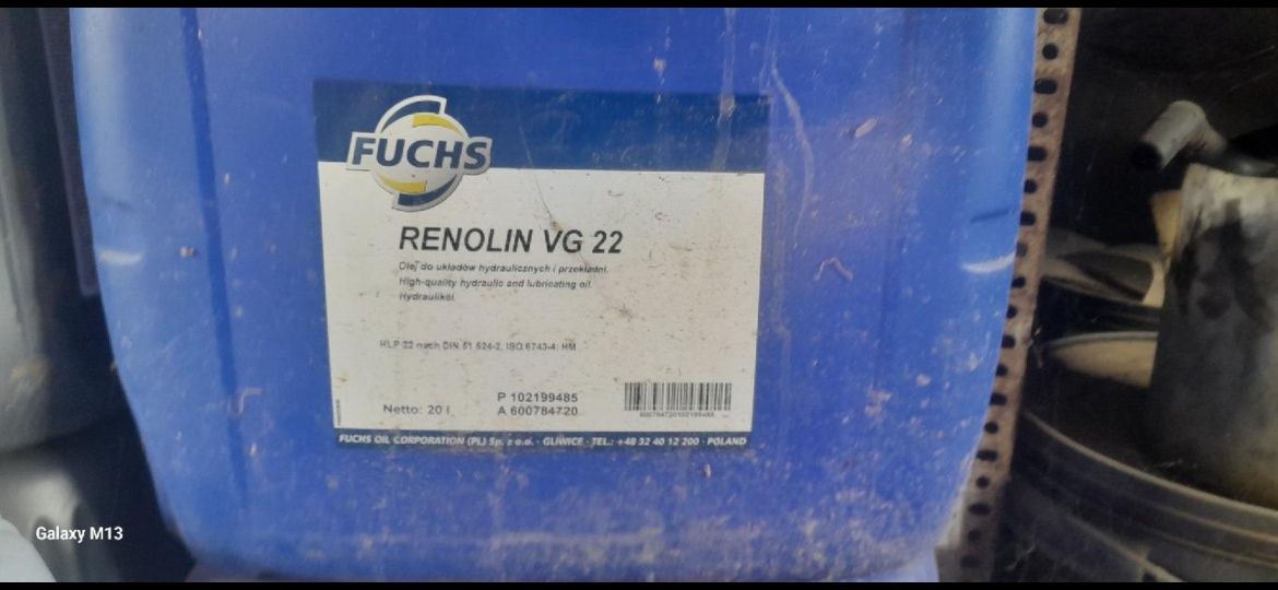 Olej hydrauliczny Fuchs Renolin VG 22   20l   VG22