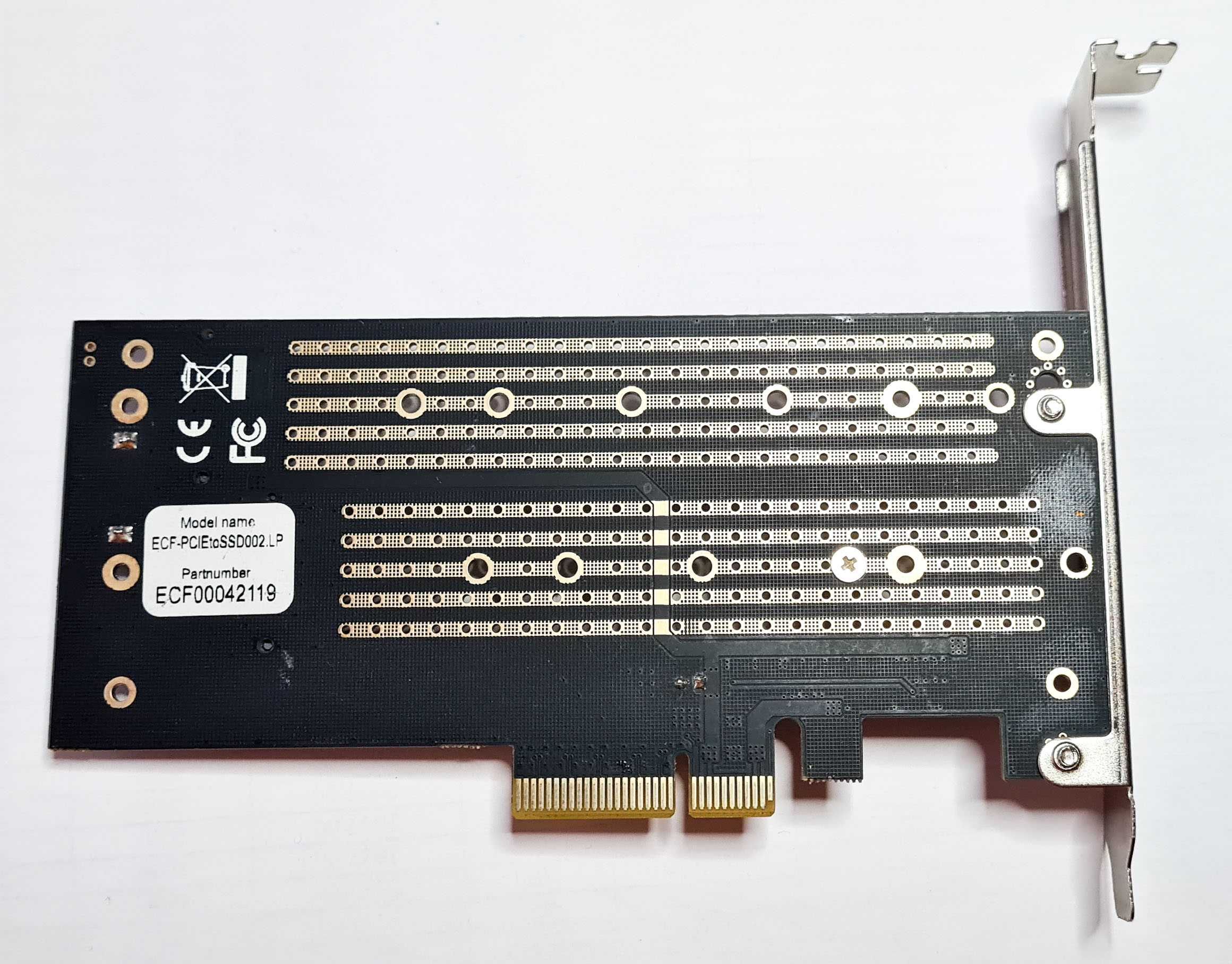 Контроллер PCI-E Frime NVMe M.2 B&M Key (ECF-PCIEtoSSD002.LP)