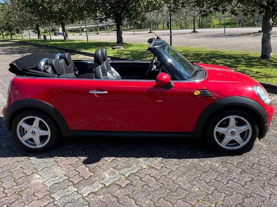 Mini Cooper Cabrio 1.6 2009 — Descapotavel Vermelho Impecável