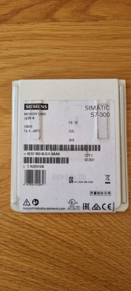 Siemens memory card 128KB