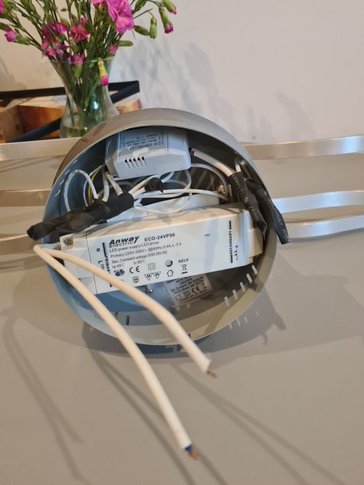 Lampa sufitowa LED z pilotem