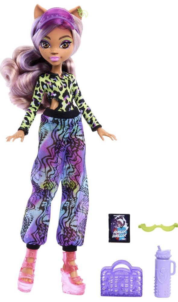 Monster High Scare-adise Island Clawdeen Draculaura Frankie Burns