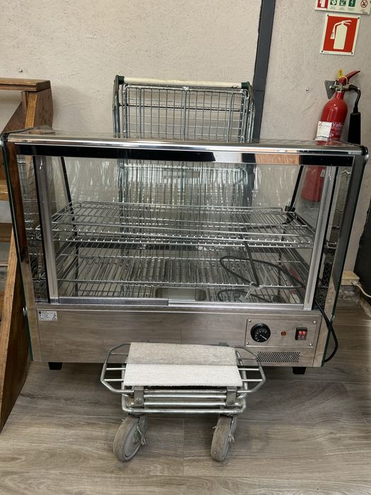 Vitrine aquecida (com ou sem vapor)