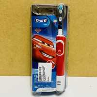 Нова Електрична зубна щітка Braun Oral-B Kids Cars D100.413.2K |Тачки