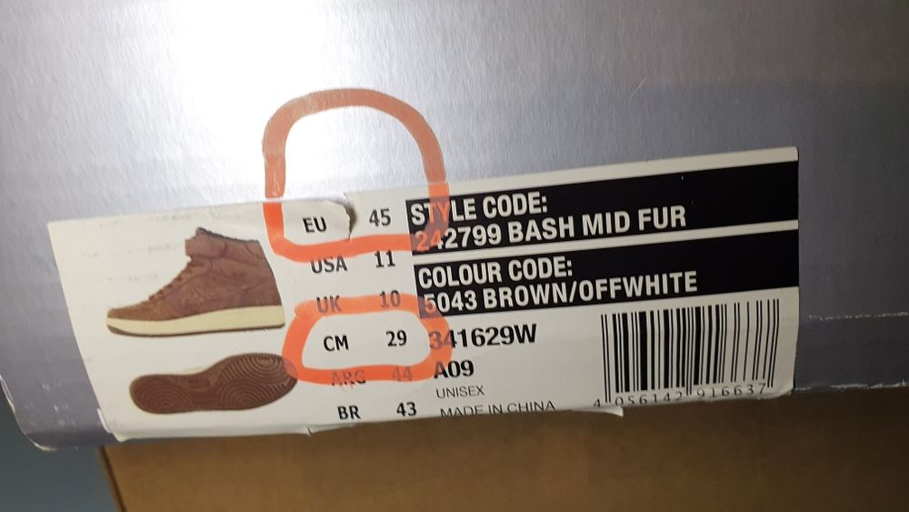 Buty nowe męskie ciepłe na zimę Kappa Rozmiar 45