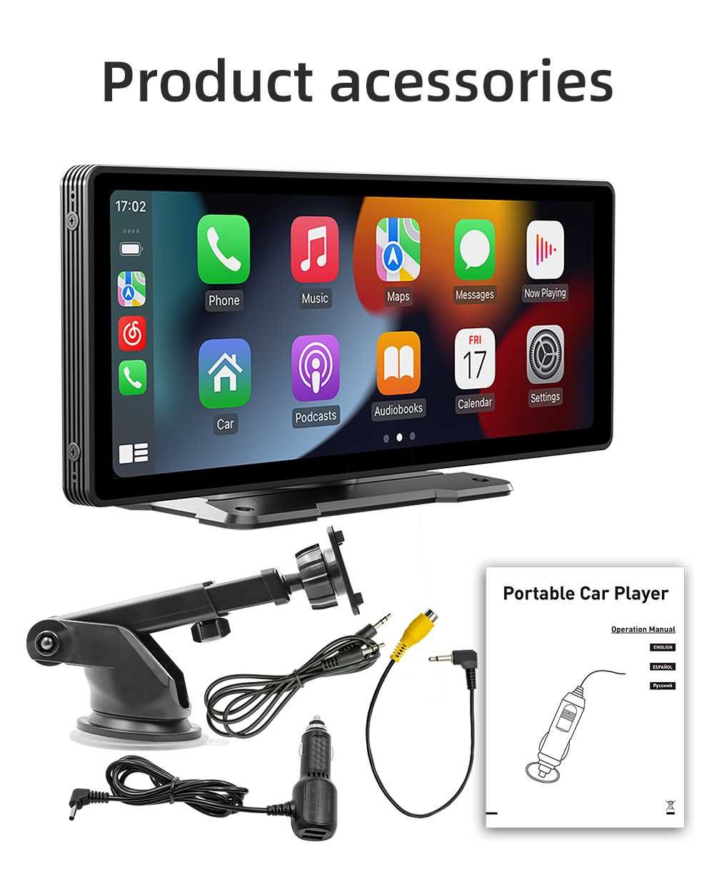 tela hd câmera de ré traseira 
dvr mp5  player vídeo android