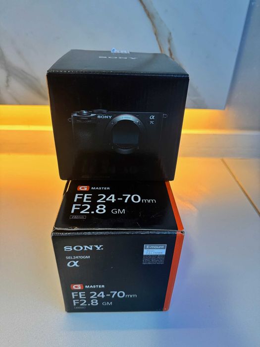 Aparat fotograficzny Sony A7CII  + obiektyw Sony 24-70mm f.28