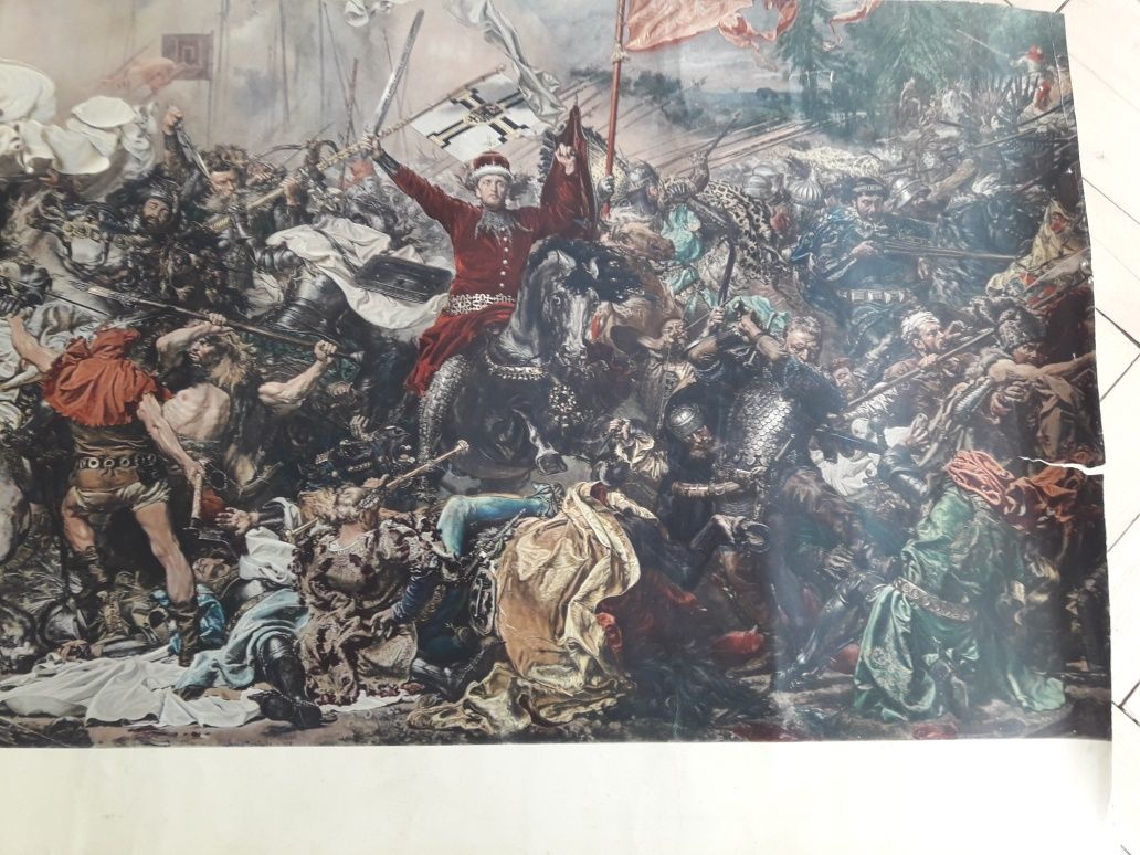 Stary obraz Bitwa pod Grunwaldem 1910 rok