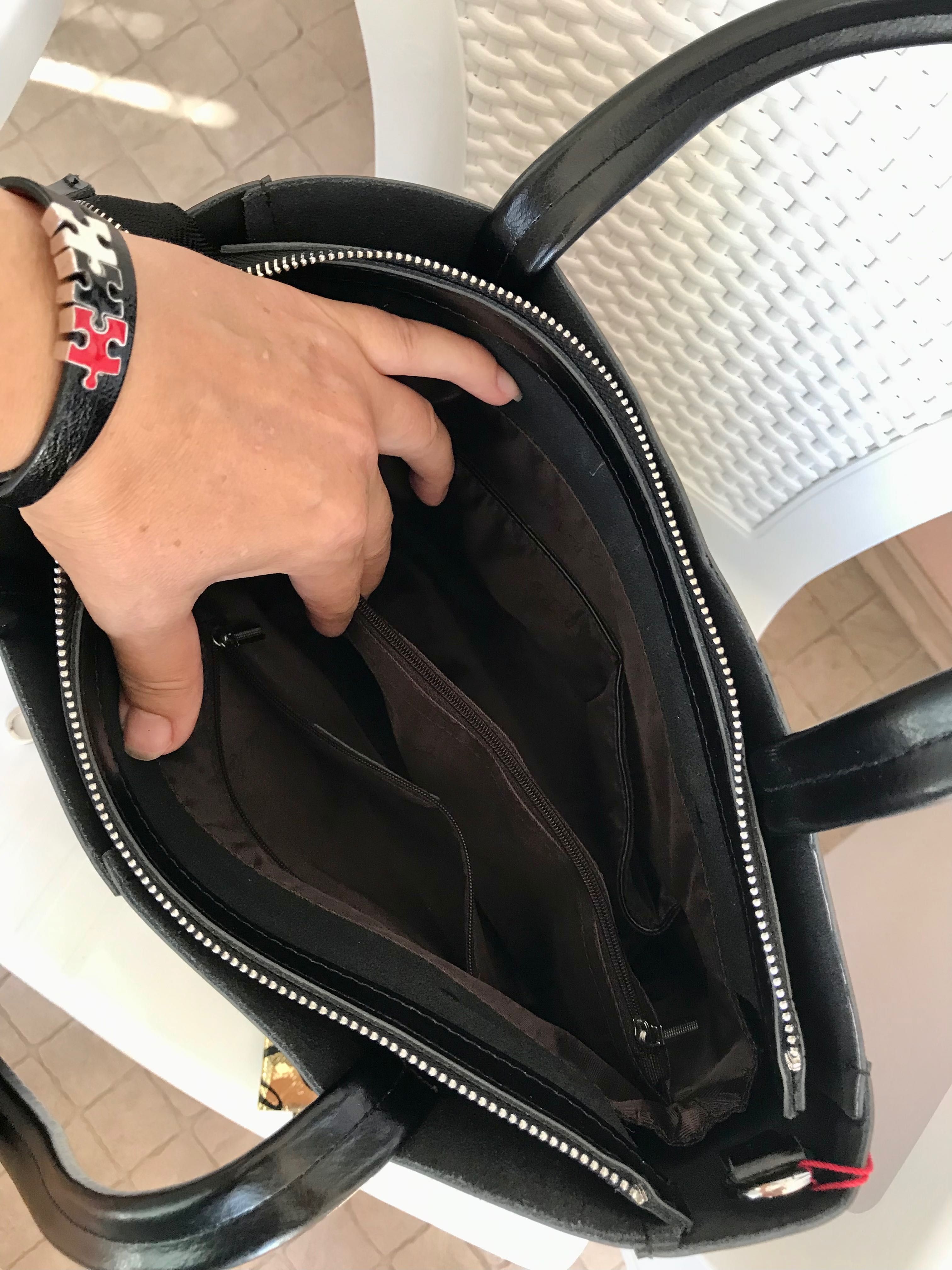 Кожаная стильная деловая сумка AlexRai