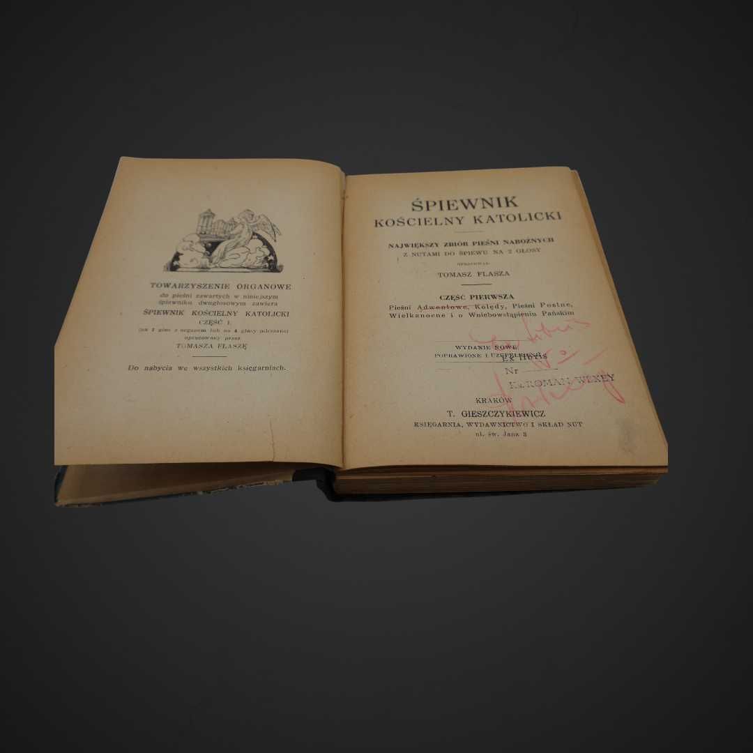 Śpiewnik kościelny katolicki część 1 1930 r Tomasz Flasza b51/060754
