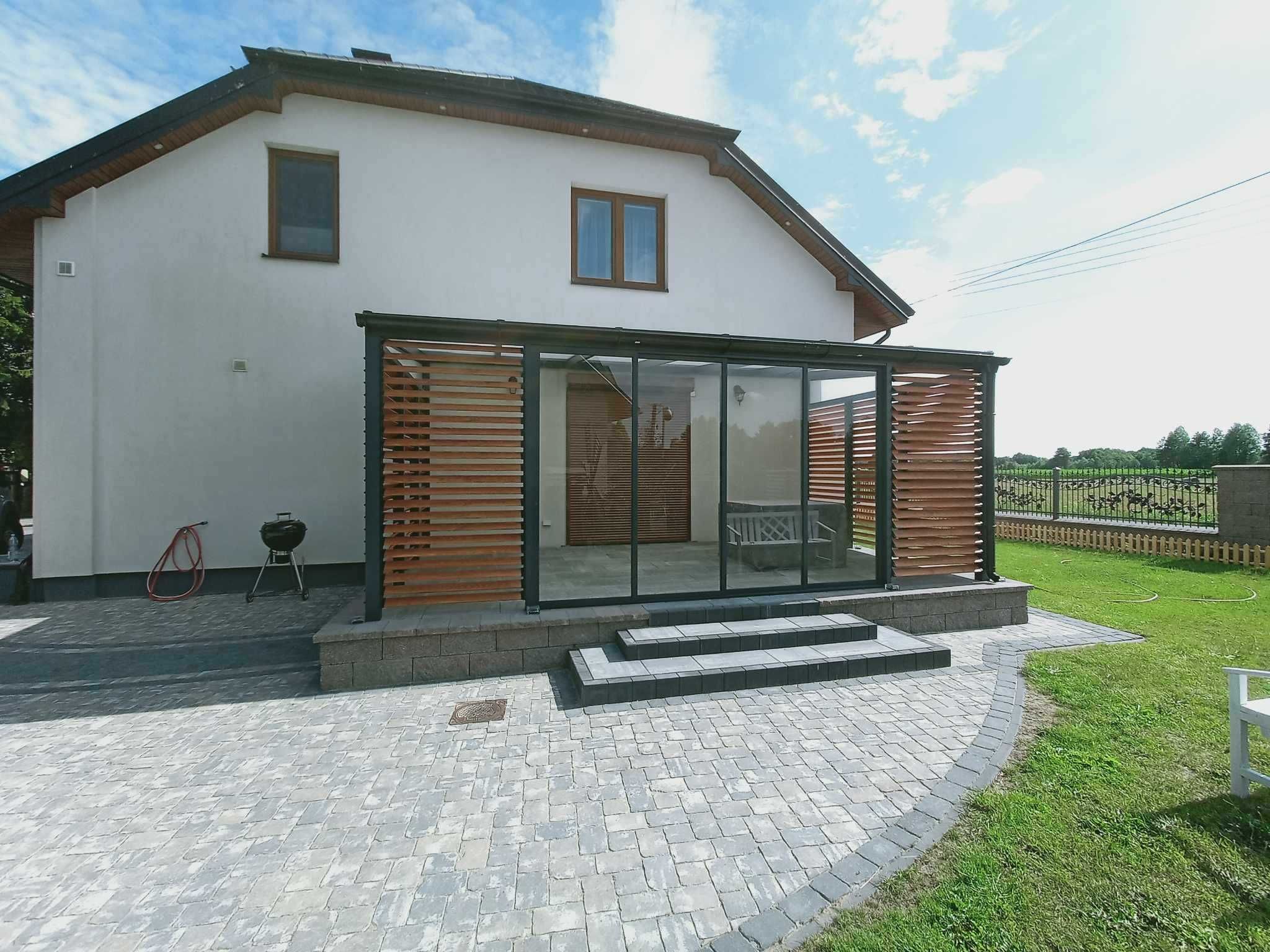 Pergola aluminiowa 6x3m z shuttersami cena z montażem
