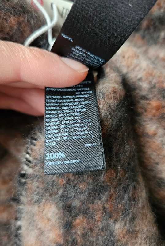 Reserved szal XL nowy oversize subtelna panterka puszysty