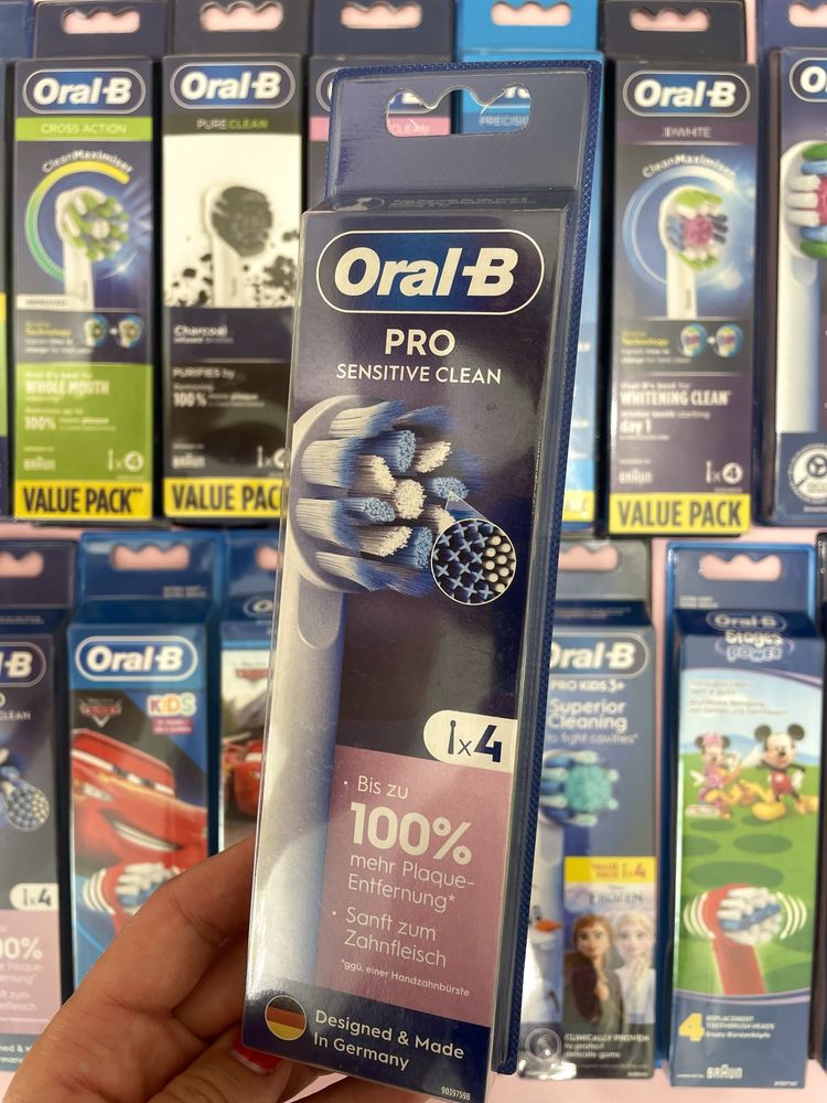 Оригинальные насадки Precision Clean Oral-B Braun до зубных щеток