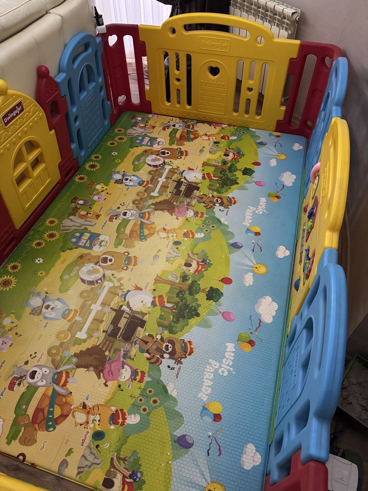 Dwinguler игровой манеж  и музыкальный коврик