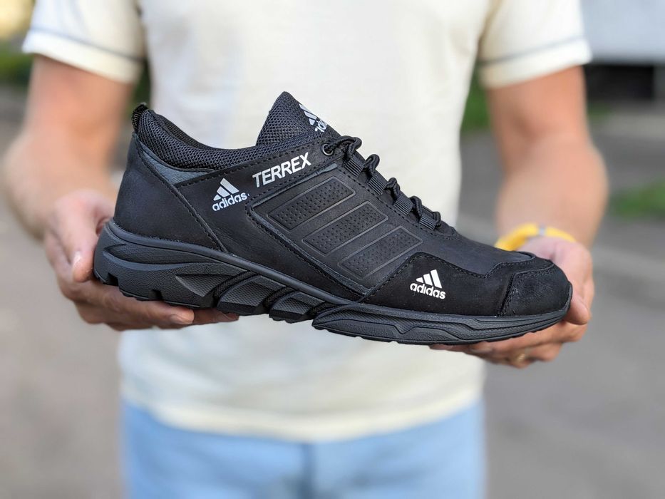 Чоловічі весняні кросівки із натуральної шкіри ТЕРРЕКС кроссовки мужск