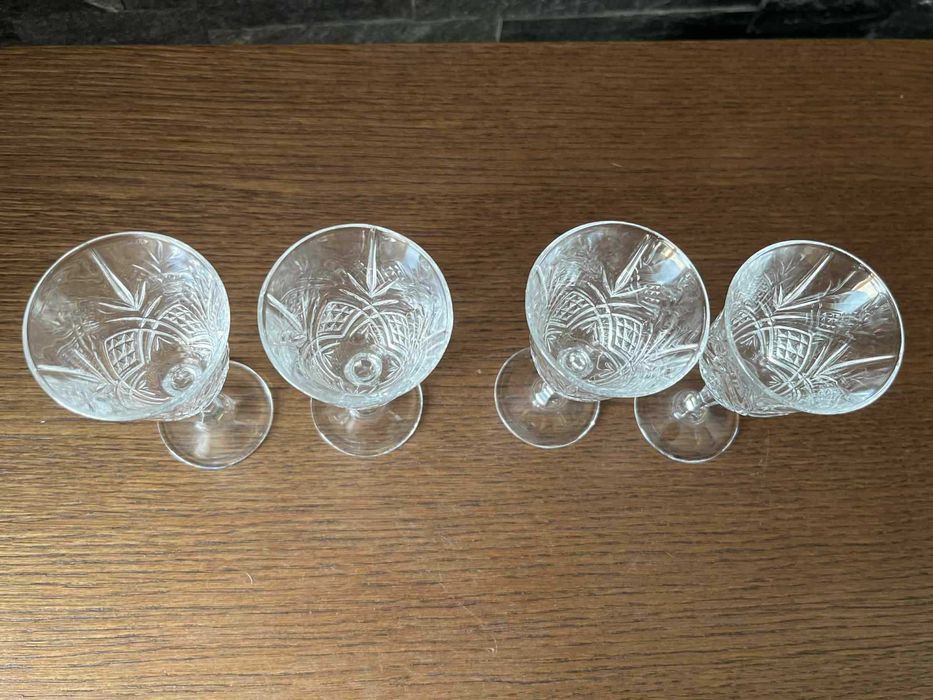 Kryształowe kieliszki do nalewki Capri Crystal Pombo 24 % Italia 4 szt