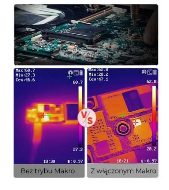 Kamera termowizyjna HIKMICRO B1L 160x120px -20° do 550°C 25 Hz