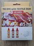 TIE-DYE farby do farbowania ubrań zestaw 3 x 85 ml do tkanin bawełny