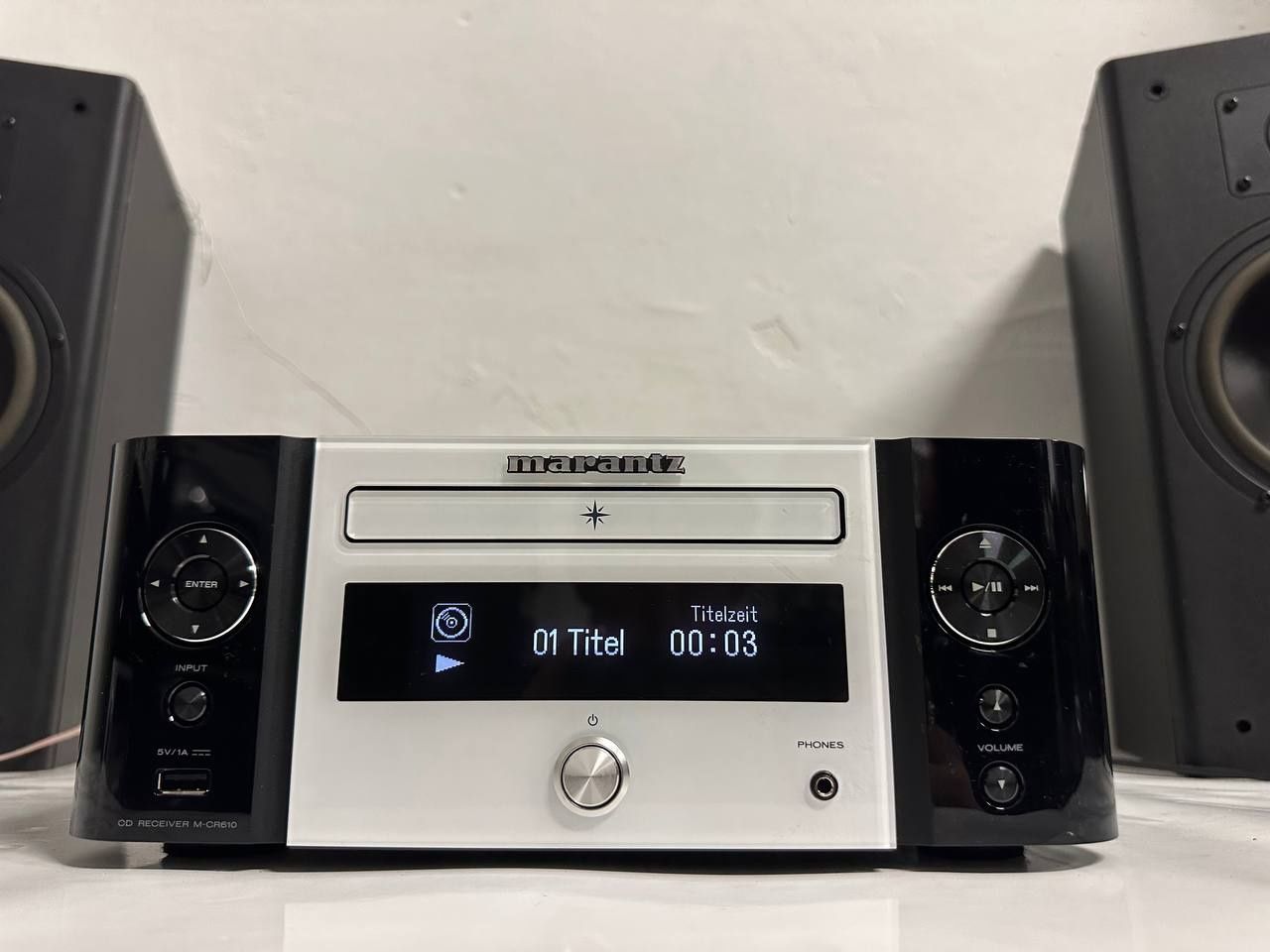 odbiornik CD  Marantz M-CR 610, FLAC,WAV, WMA, MP3AirPlay, DLNA .