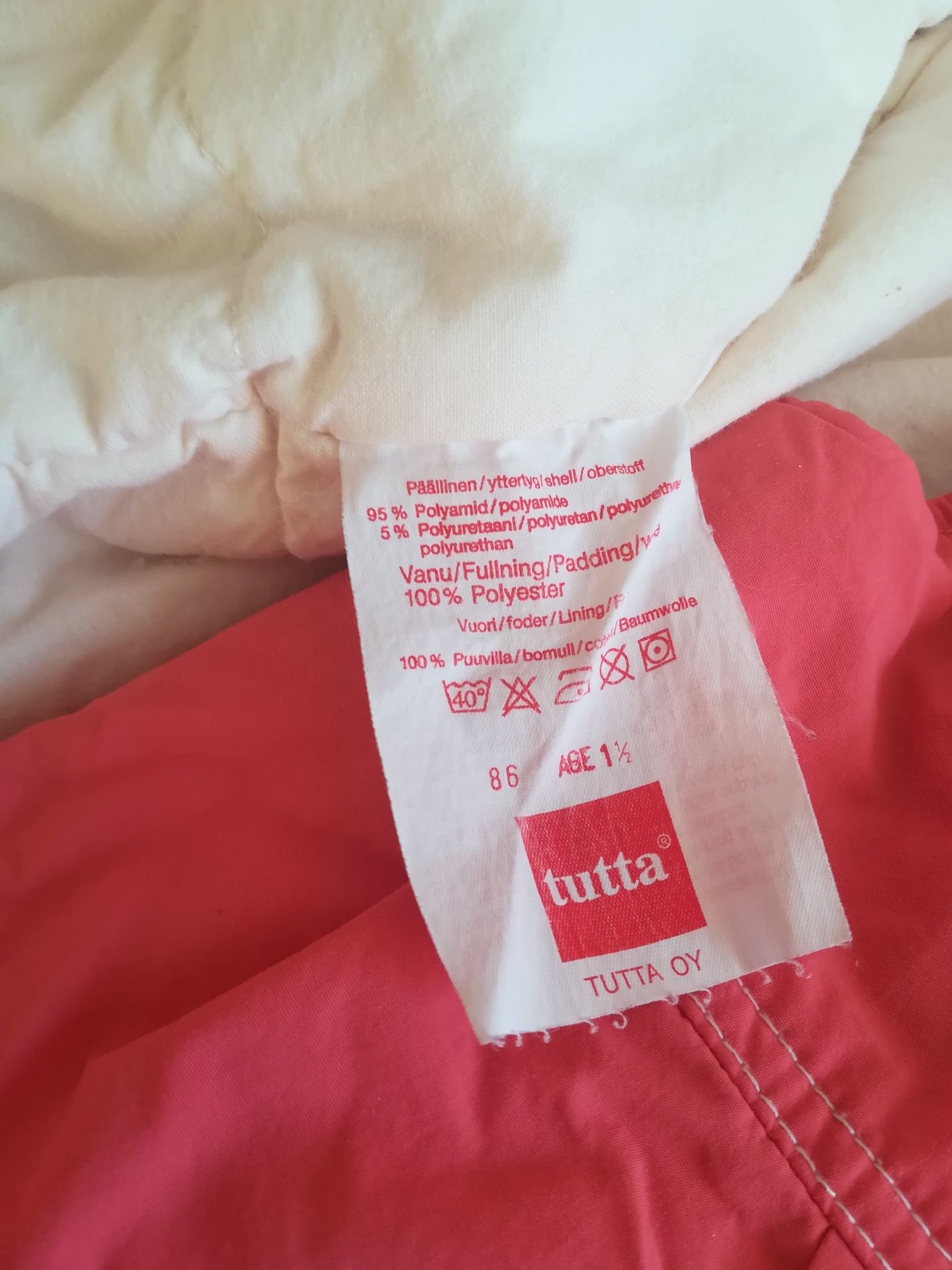 Kombinezon dwuczęściowy dla dziewczynki Tutta 86cm