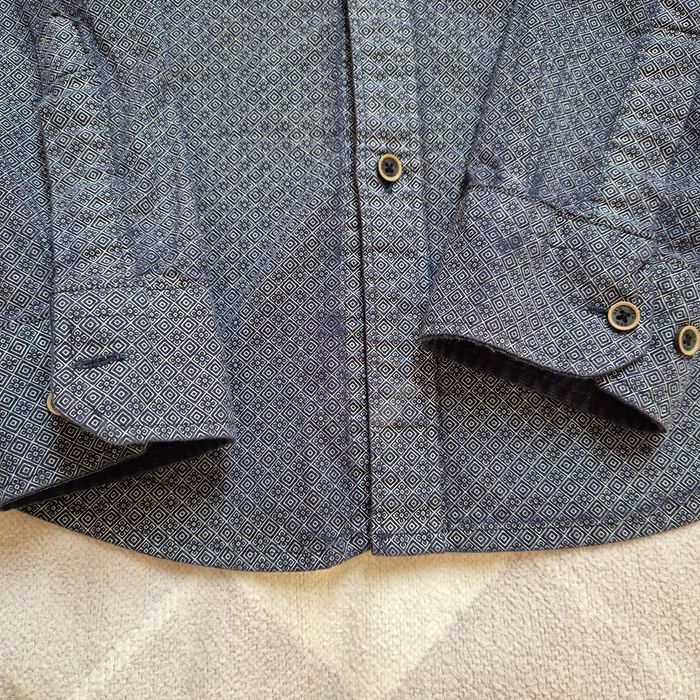 Koszula męska r. M, granatowa, s. Bdb