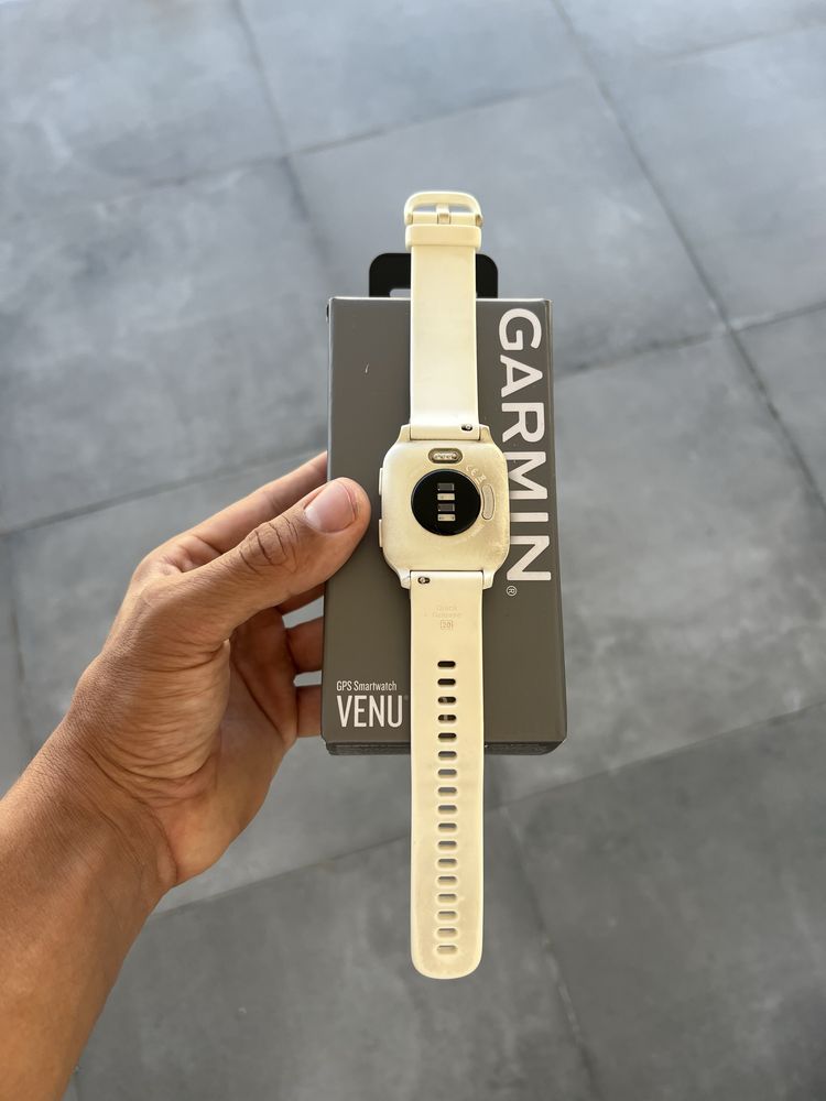 Garmin Venu Sq Branco GPS Smartwatch