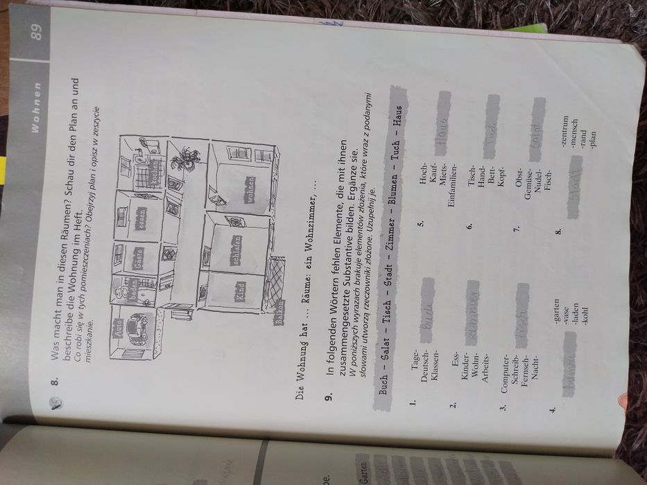 Zestaw książek Aha! Neu do nauki j. niemieckiego 2A + 2B