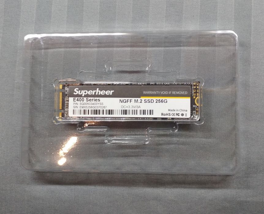 SSD Superheer M.2 NGFF SATA3 256GB 2280 22x80mm