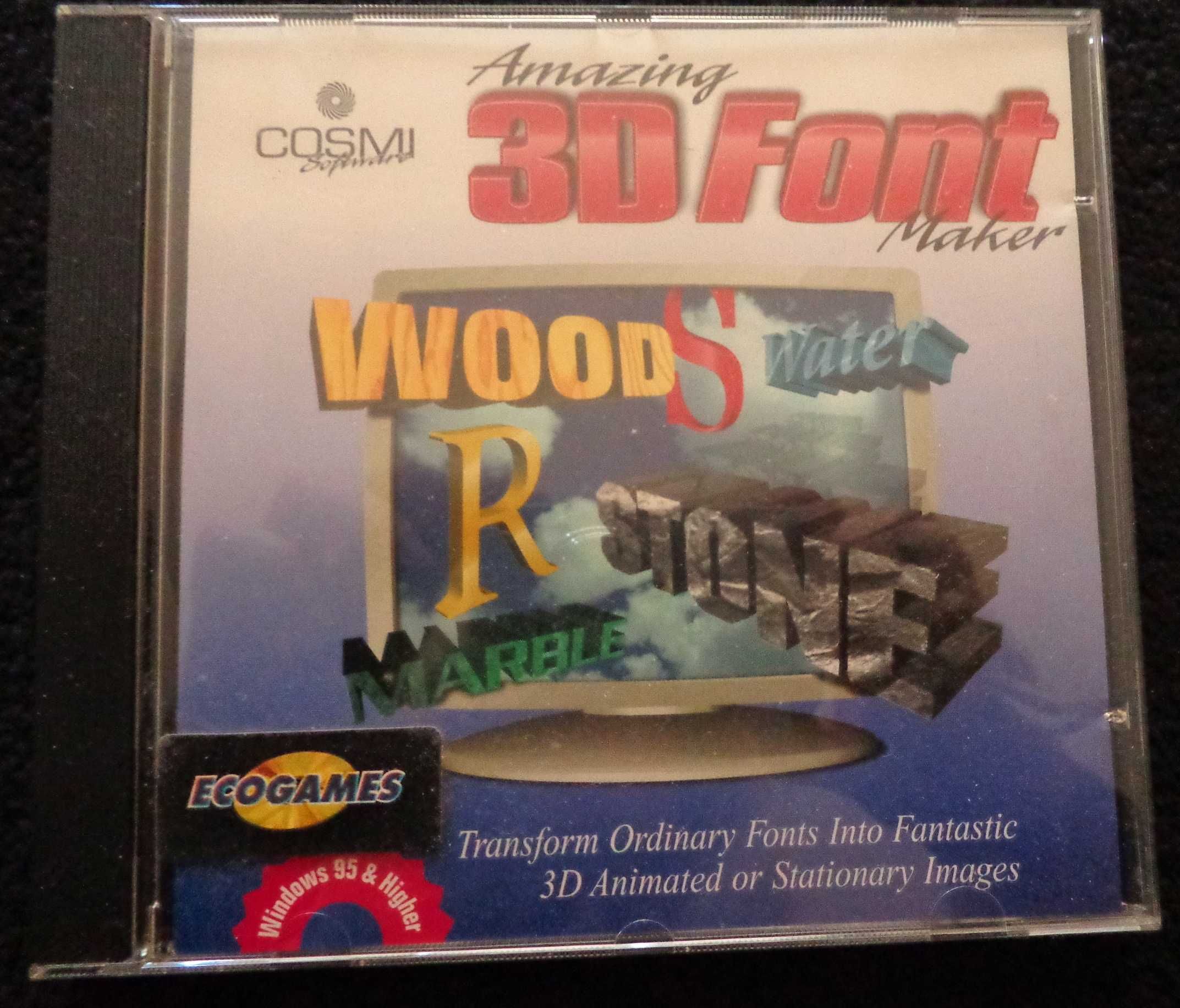 2 CD-Rom - Print Perfect Gold e 3D Font Maker