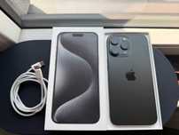 Iphone 15 Pro Max Space Black - 256GB pamięci.