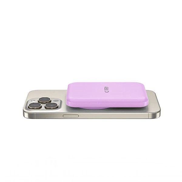 Powerbank Tech-Protect LifeMag MagSafe PB10/5000 mAh - różowy