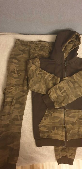 Komplet dresowy moro, rozmiar 140