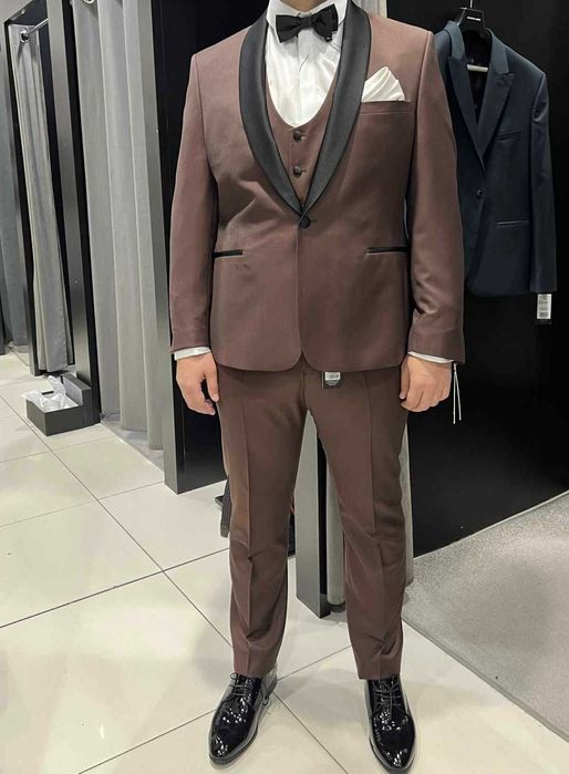 Smoking Zignone 03070A80GSA (spodnie , marynarka ,kamizelka ,koszula)