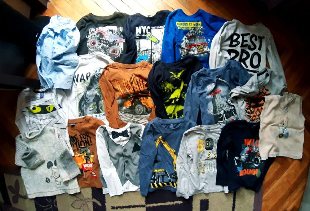 Paka ubrań 98/104  53 szt