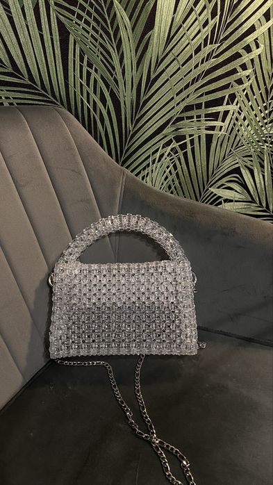 Сумка з намистин ручної роботи, сумка з бусин