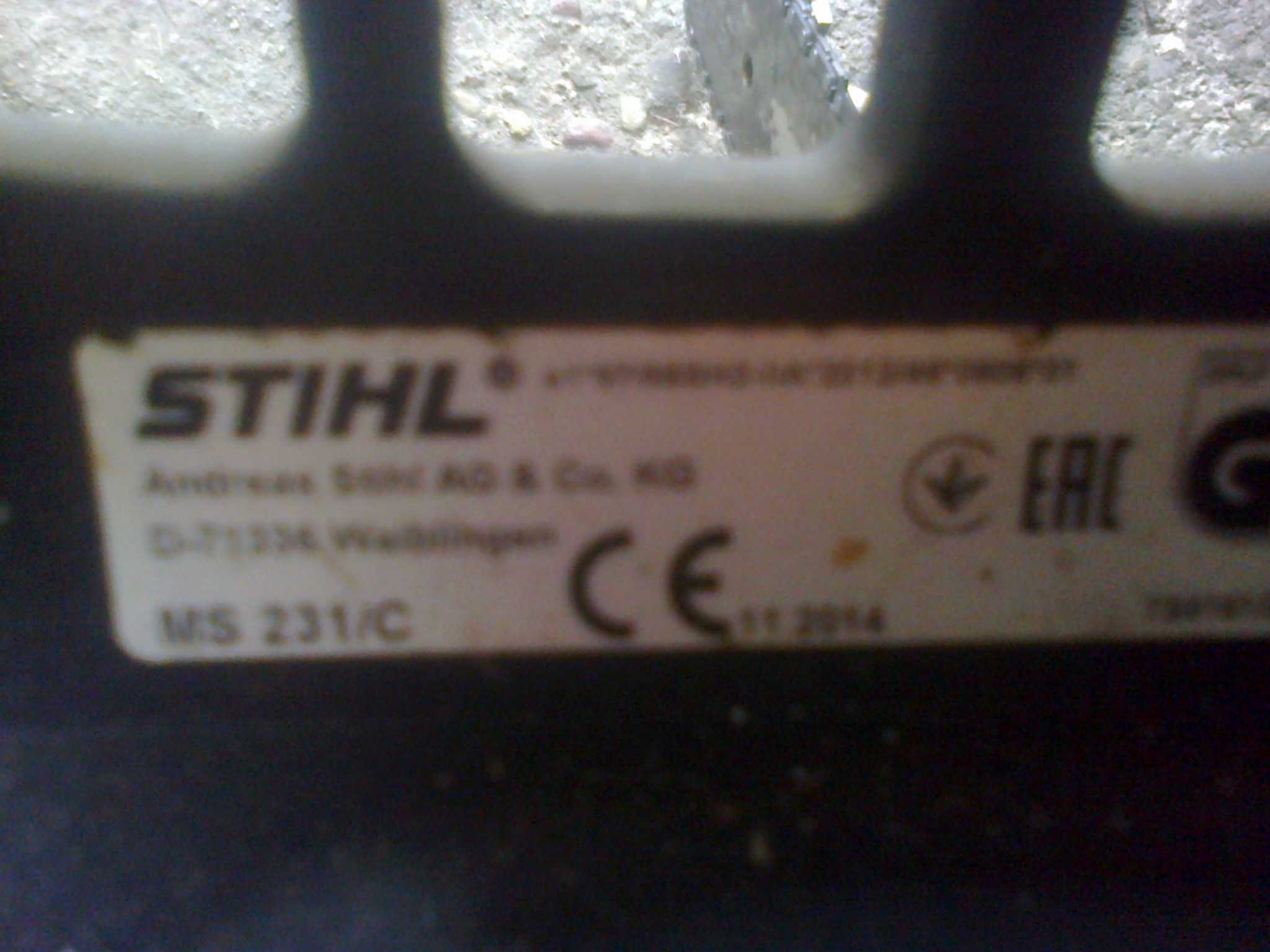 Piła ,pilarka stihl ms 231 c