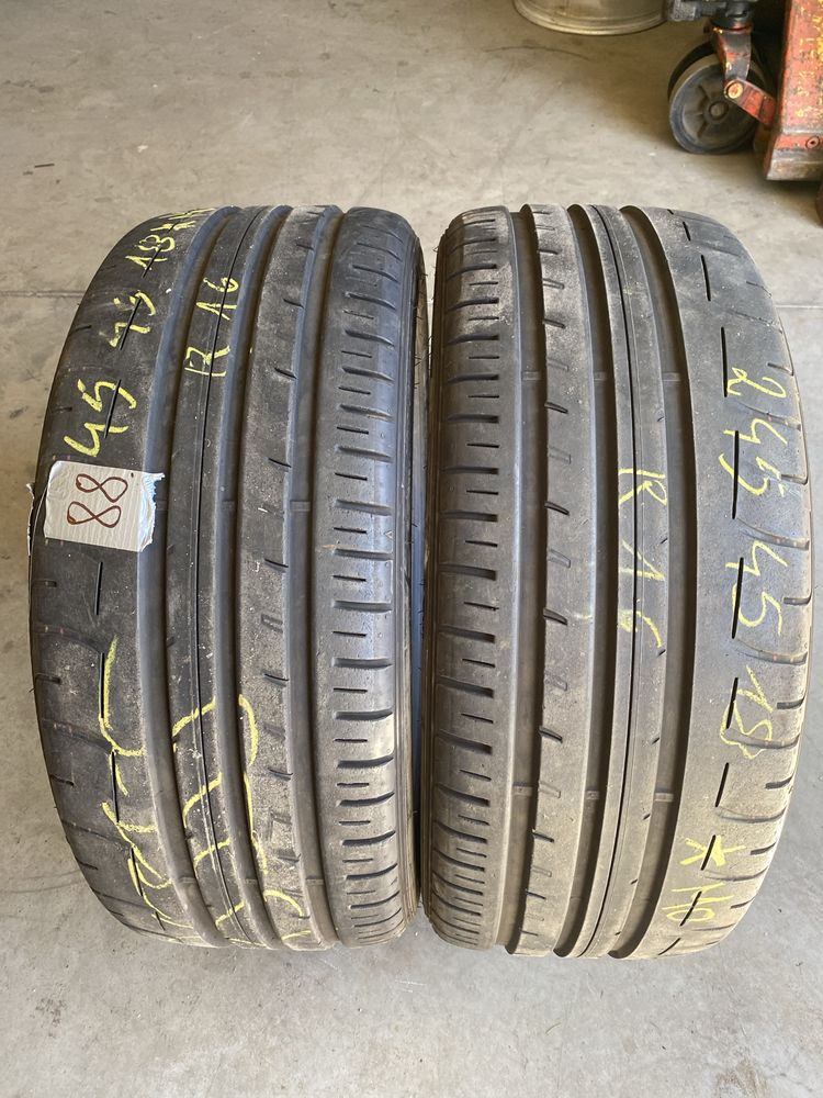 Opony letnie dunlop sportmaxx 245/45r18 dwie sztuki wysylam