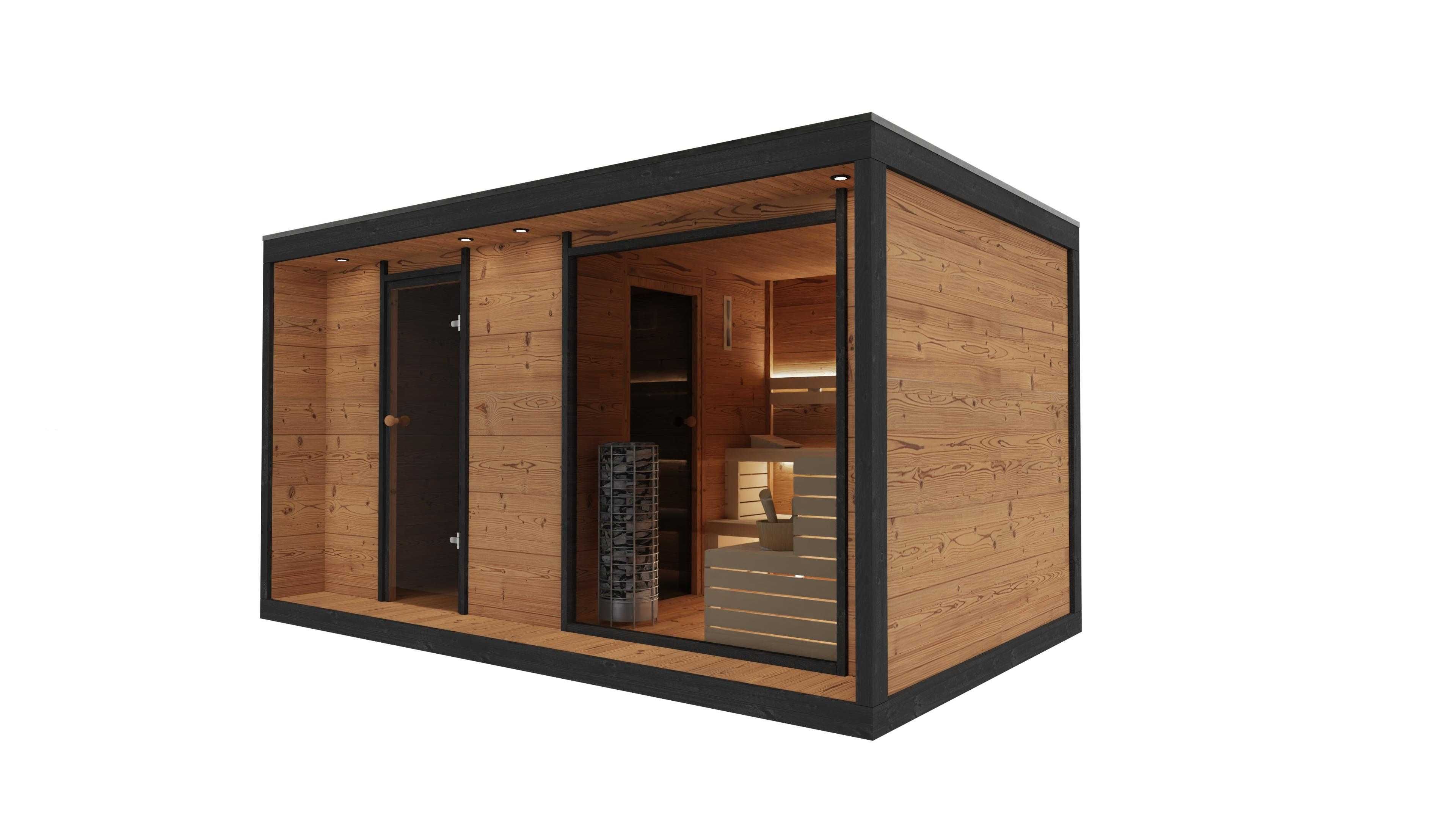 Sauna ogrodowa SADE 410 x 250 cm / DOSTAWA W CENIE