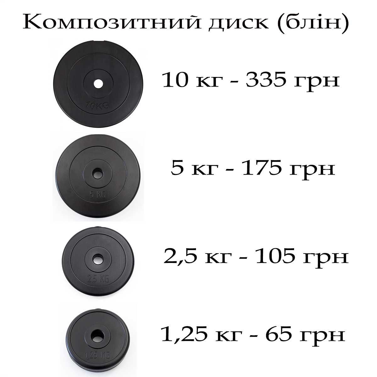 Грифи для штанги W, Z, прямі 1,2/1,5/1,8м під блини (диски) 25/28/30мм