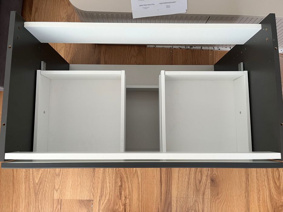 Wisząca szafka do łazienki 80cm antracyt