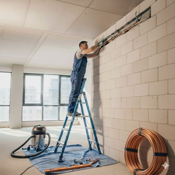 Предмонтажные работы систем кондиционирования