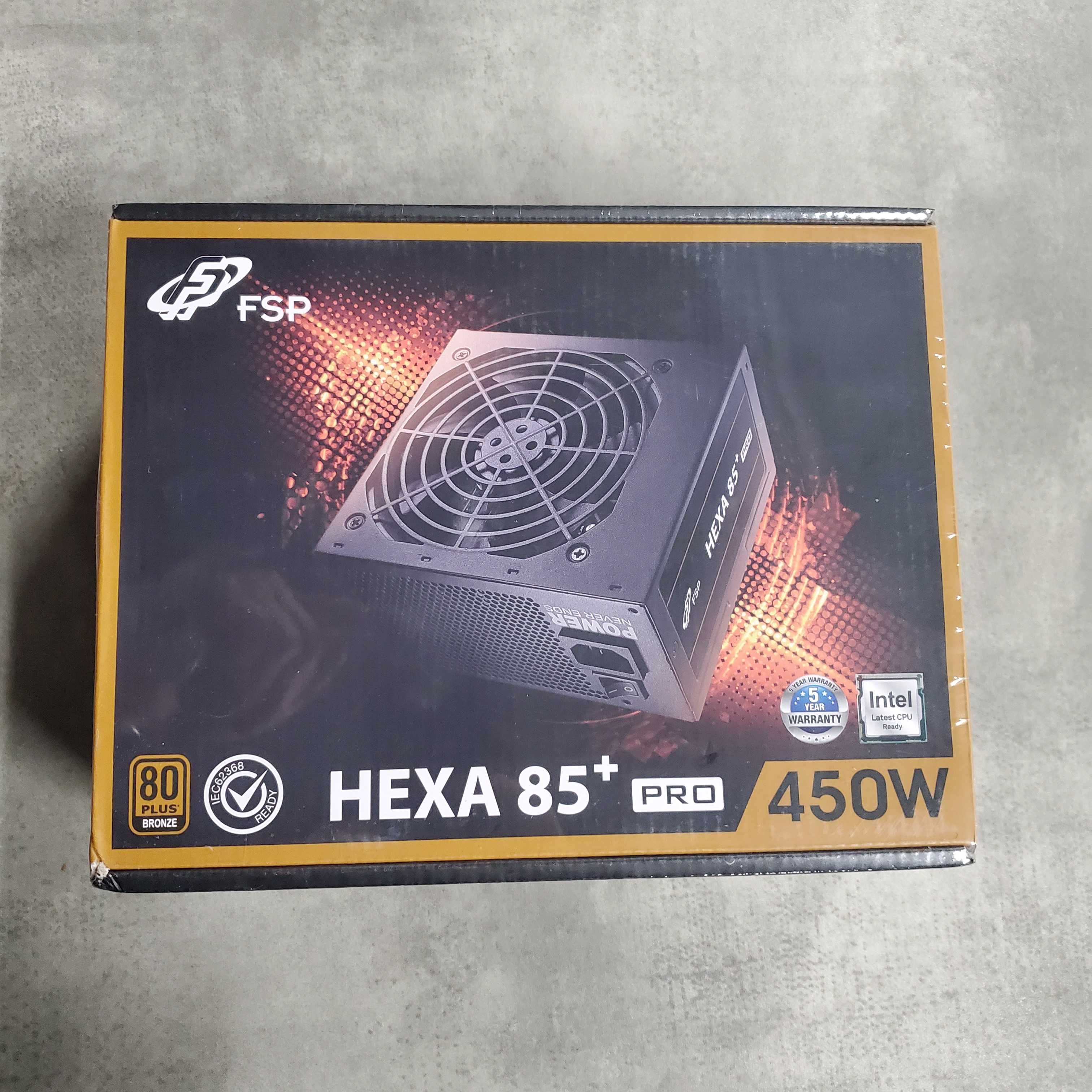 Блок живлення для ПК FSP HEXA85+ PRO HA2-450 450W новенький - в плівці