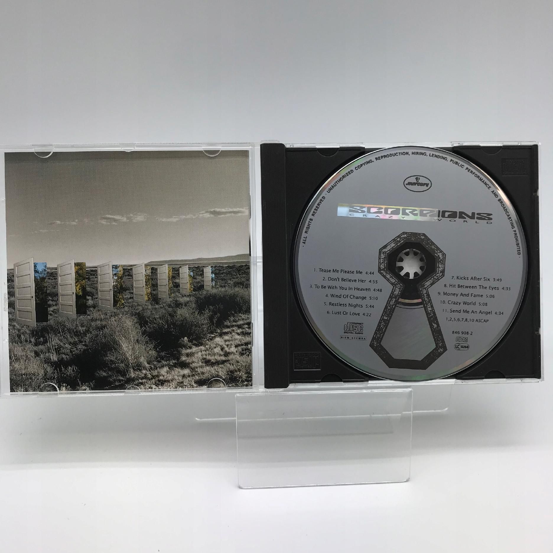 cd - scorpions - crazy world